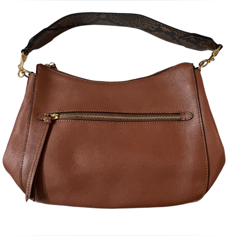 Banana Republic Leather Hobo Handbag in COGNAC